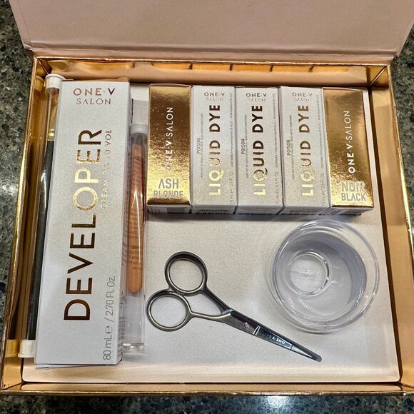 👑 One V Salon Professional Brow Liquid Dye Kit // 5 Colors - Picture 3 of 7